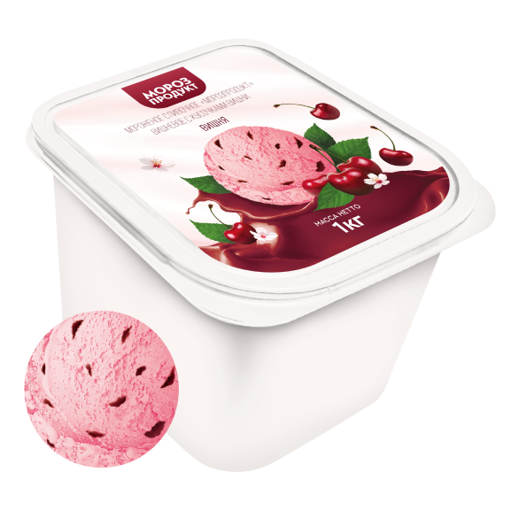 «MOROZPRODUCT» cherry cream in ditches «MOROZPRODUCT» cherry cream in ditches